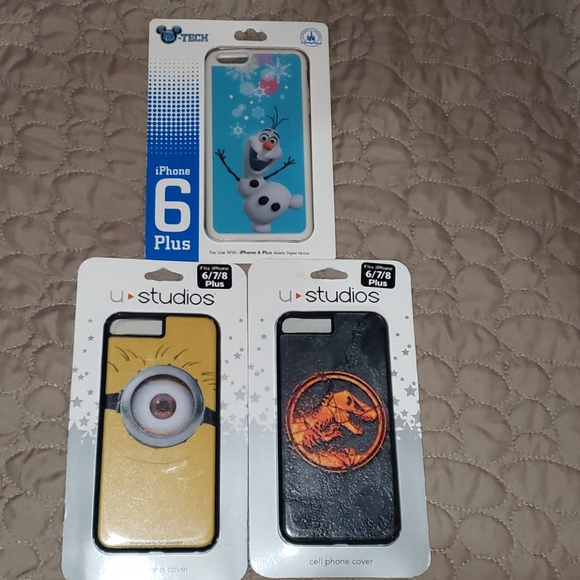 Disney Accessories - 3 IPHONE 6/7/8 PLUS CASES